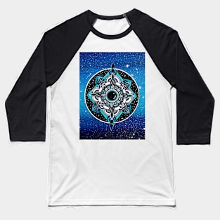 Blue Galaxy Baseball T-Shirt